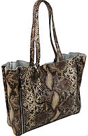 Женская кожаная сумка Giorgio Ferretti 42х29х10 см Коричневый (M31399M97 brown) PS, код: 7790842