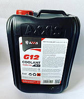 Антифриз Axxis Сoolant G12 Ready-Mix -36°C канистра 5 кг Red