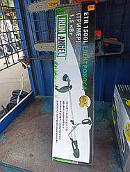 Тример електричний Iron Angel ETR 1500 L (Електрокоса Айрон Енжел/Айрон Ангел)