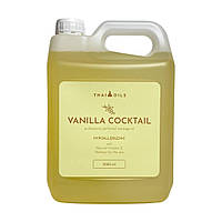Масажна олія зволожувальна професійна Thai Oils Vanilla cocktail 3000 ml Масло для всіх типів шкіри Ванільний коктейль
