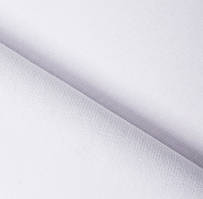 Тканина тикотаж рібана біла 1447