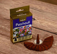 Ароматические конусы Tulasi - (Пачули) Patchouli Incense Cones 15 шт. (Zp34412)