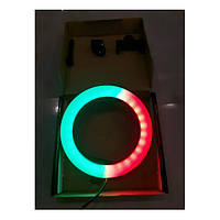 Кольцевая светодиодная RGB лампа YQ 26 cm держателем для телефона и креплением под штатив (30)