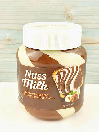 Шоколадно — молочна паста зі смаком горіха Nuss Milk 400 г (Польща)