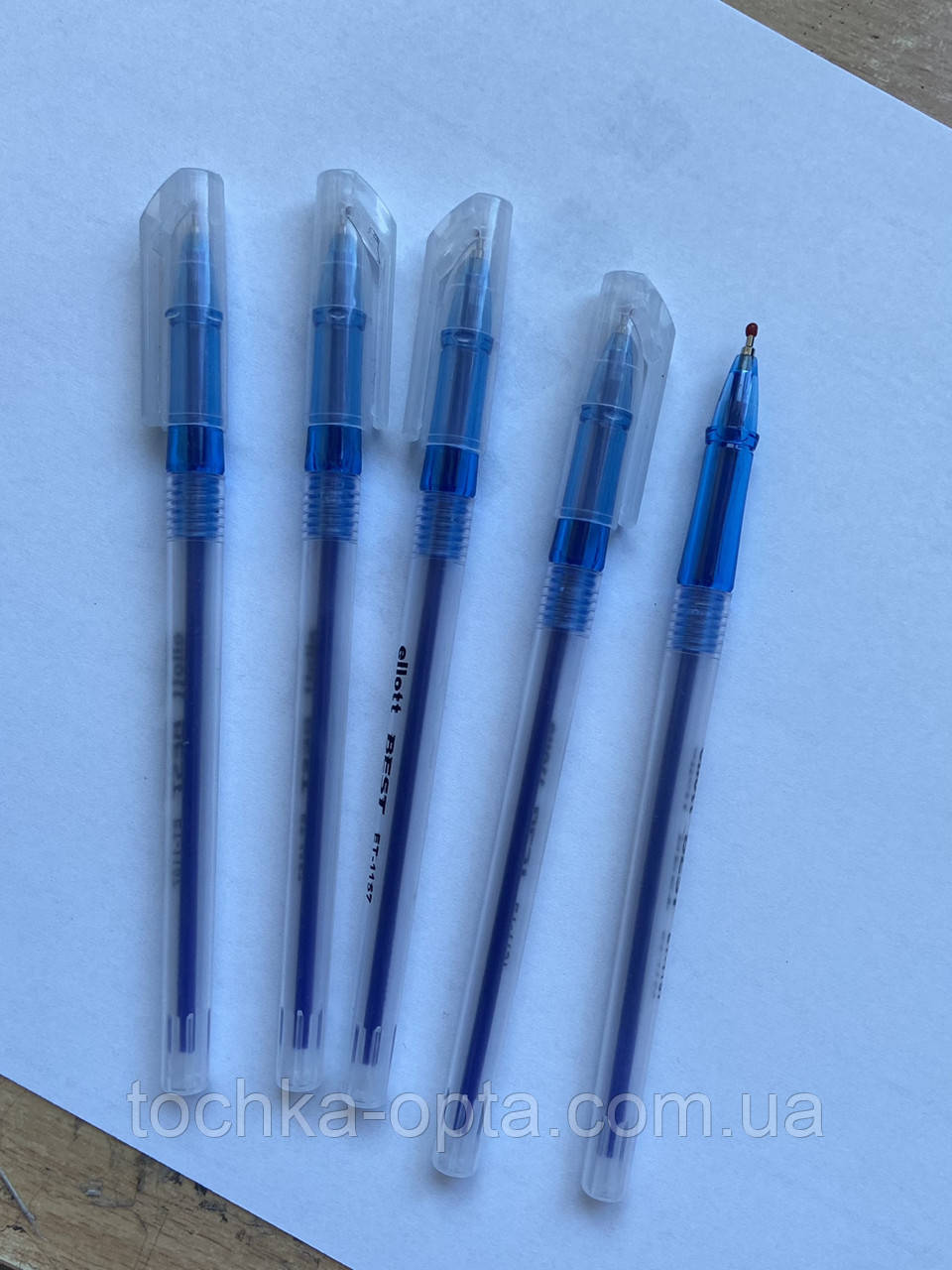 Ручка олійна ELLOT суперсиня, фото 1