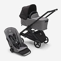 Коляска 2в1 Bugaboo Dragonfly Black, Grey Melange, Black