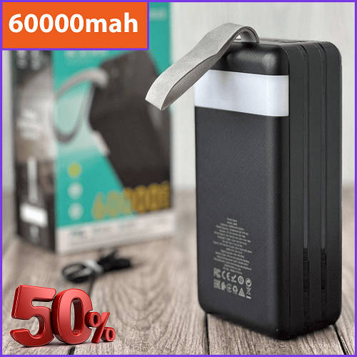 Купить Самый Мощный Повербанк HOCO J86B 60000mAh, Power Bank для ...
