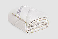 Одеяло IGLEN из овечьей шерсти в жаккардовом дамаске Демисезонное 172х205 см Белый (17220551W EM, код: 141703