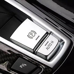 Накладка на кнопку стоянкового гальма ручка Parking бмв F01 F02 F06 F07 F10 F11 F12 F13 F15 F16 F25 bmw