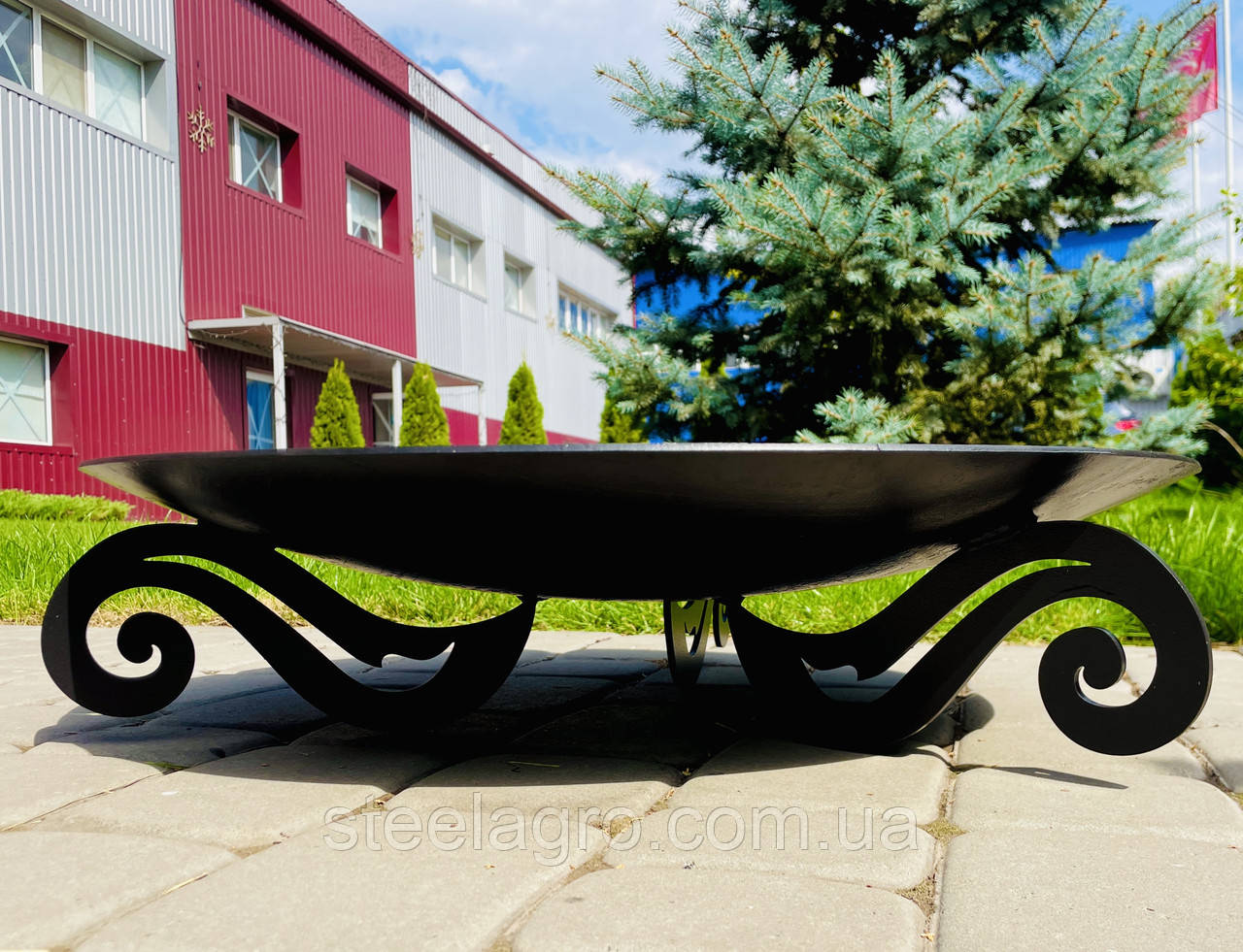 Кострова чаша Mini L 500мм(вкрита вогнетривкою фарбою)., фото 1