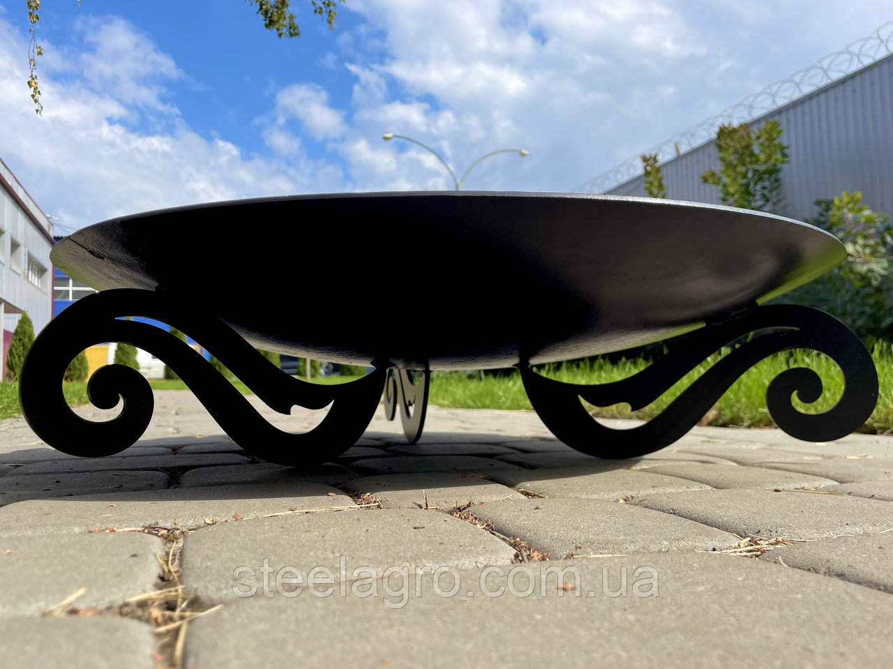 Кострова чаша  L (вкрита вогнетривкою фарбою)., фото 1