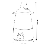 Кемпінговий ліхтар Crespo Horoz Electric, світлодіодний акумуляторний світильник з 3-х ступінчастим димером., фото 10