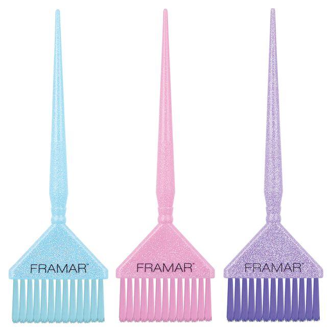 Кісті для фарбування широкі 3шт. Y2K Big Daddy Brush Set Framar (в наборі) (91056)