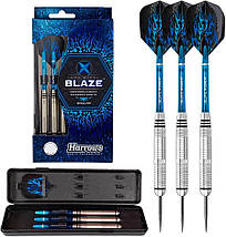 Дартс дротики з нікелю Blaze Harrows Англія з фірмовим футляром, фото 3