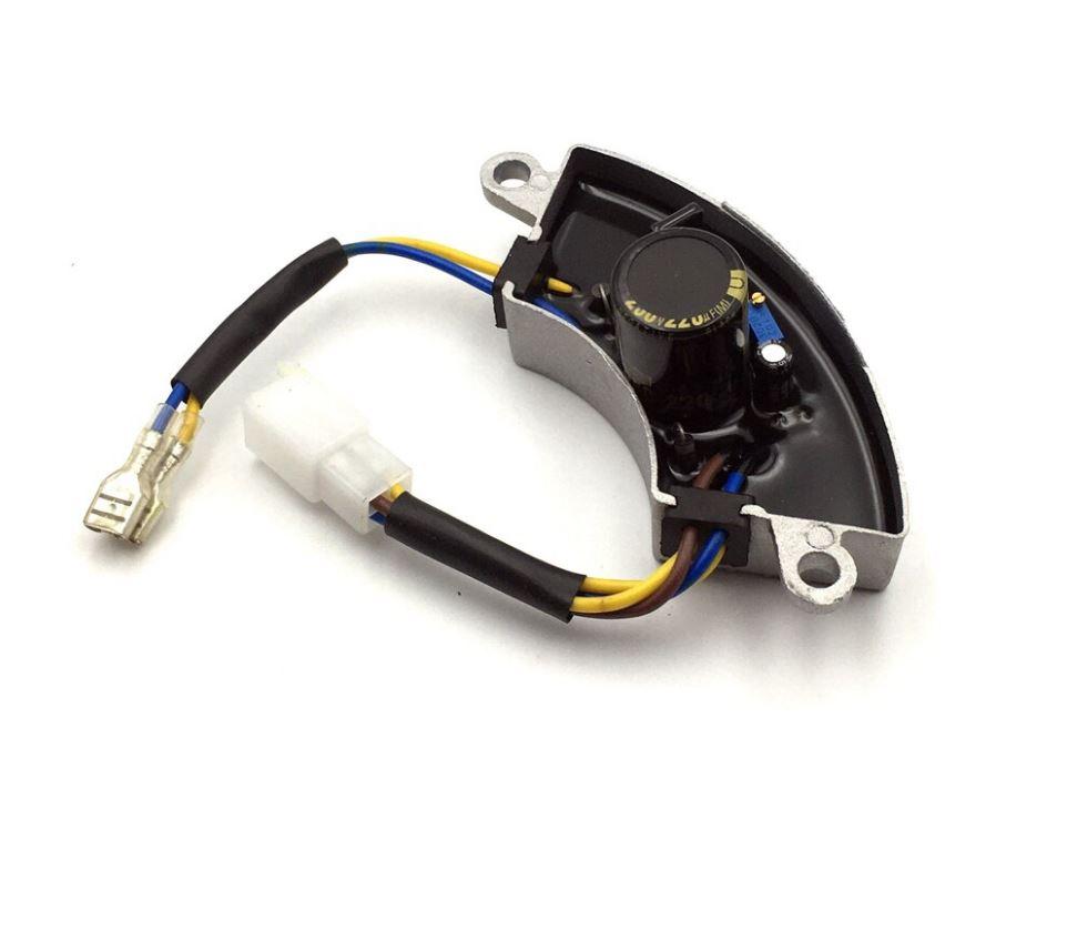 AVR для однофазного генератора 2-3 кВт, 250 В/220 мФ, корпус алюміній, 6 контактів