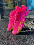Бутсы Nike Air Zoom Mercurial Vapor 15 FG Elite FG pink, фото 10