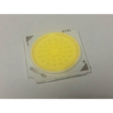 Світлодіод круглий COB 10w 30-34v300mA 6000 К 19/17 мм код.59181, фото 1