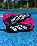 Adidas Predator Accuracy+ FG Black/pink, фото 9