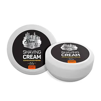 Крем для гоління The Shave Factory Cloves & Black Pepper Shaving Cream 125 мл