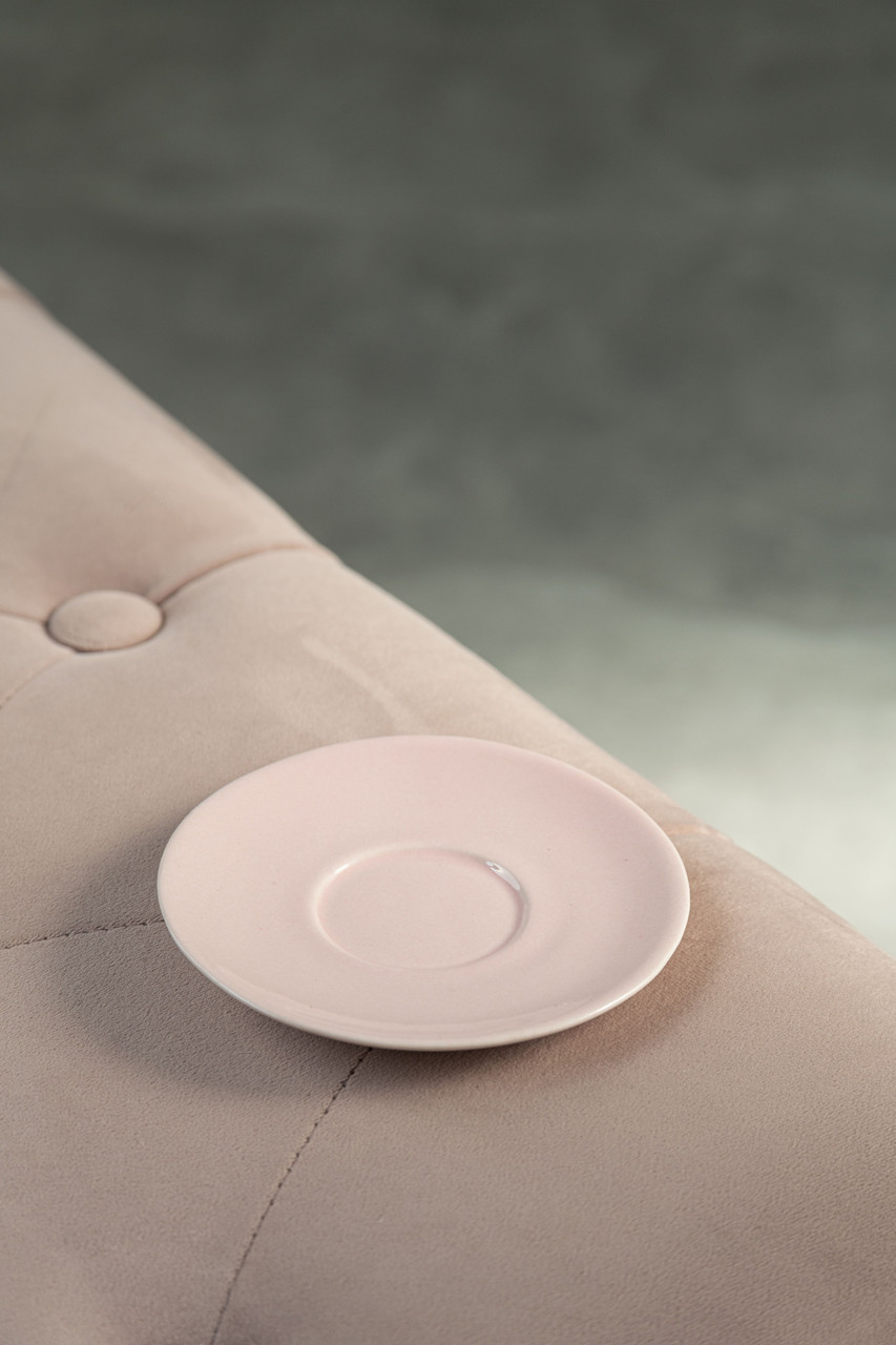 Набір із 6 блюдець Dovbysh Porcelain Vona 10,5 см рожевий