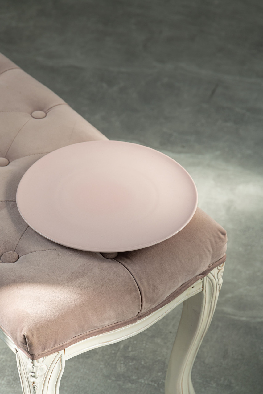 Тарілка обідня Dovbysh Porcelain Vona 26,5 см рожева