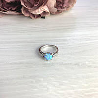 Серебряное кольцо SilverBreeze с опалом 2.61ct (2073086) 17.5 размер PP, код: 6486134