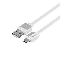 Кабель Remax USB RC-154a Platinum USB - Type C plastic shel 2.4A 1 m Белый FT, код: 7765625