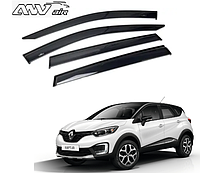 Дефлекторы окон ветровики Renault Kaptur 2016- Anv-Air ДК1227С