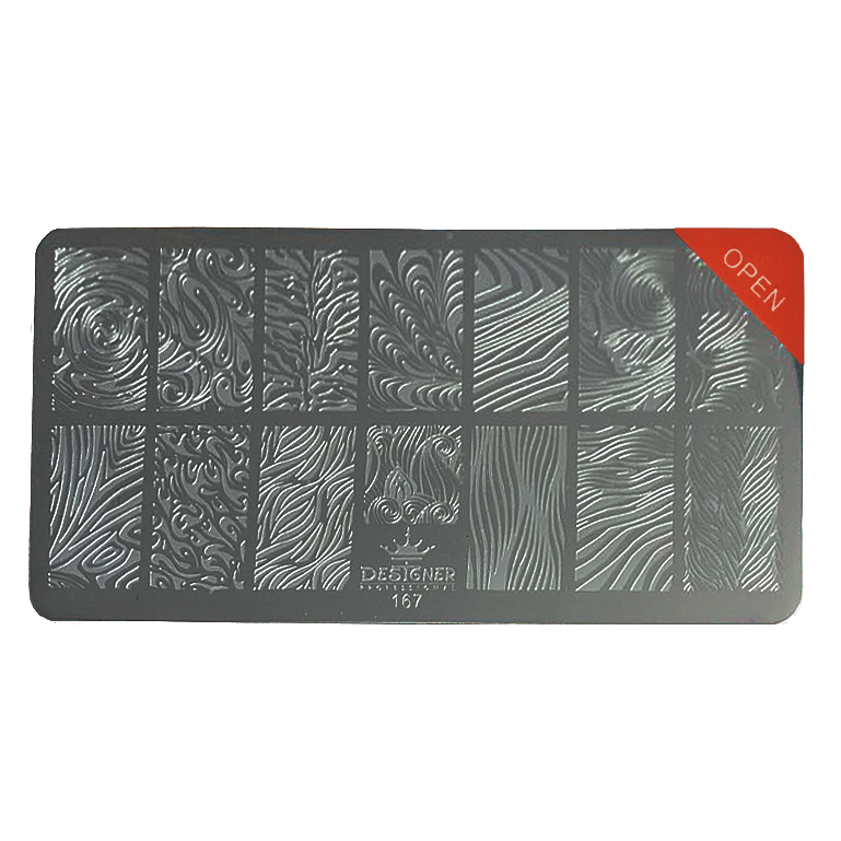 Пластина для стемпінгу Designer No167 (12*6 см)