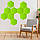Декоративний самоклейний шестикутник під шкіру зелений 200x230 мм (1102) SW-00000742, фото 5