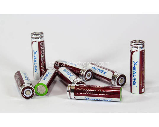 Батарейка BATTERY 18650 PURPLE (фіолетовий) (600) в уп.100 шт., фото 1
