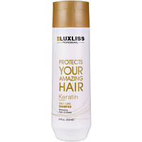 Кератиновый шампунь для волос для домашнего ухода Luxliss Keratin Daily Care Shampoo 250