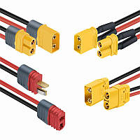 Силиконовый кабель 10 AWG Amass XT90 15 см