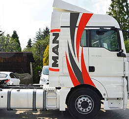 Комплект наклейок на кабіну MAN DAF Scania та інші