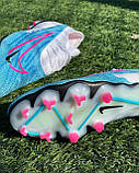 Бутсы Nike Phantom GX Elite FG Blast Pack white/blue, фото 9