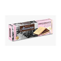 Печиво з білим шоколадом Maestro Massimo Ciocco Biscotta White 120 г TM, код: 8153009