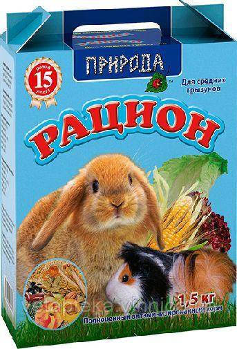 Корм Раціон для середніх гризунів 1,5кг, фото 1