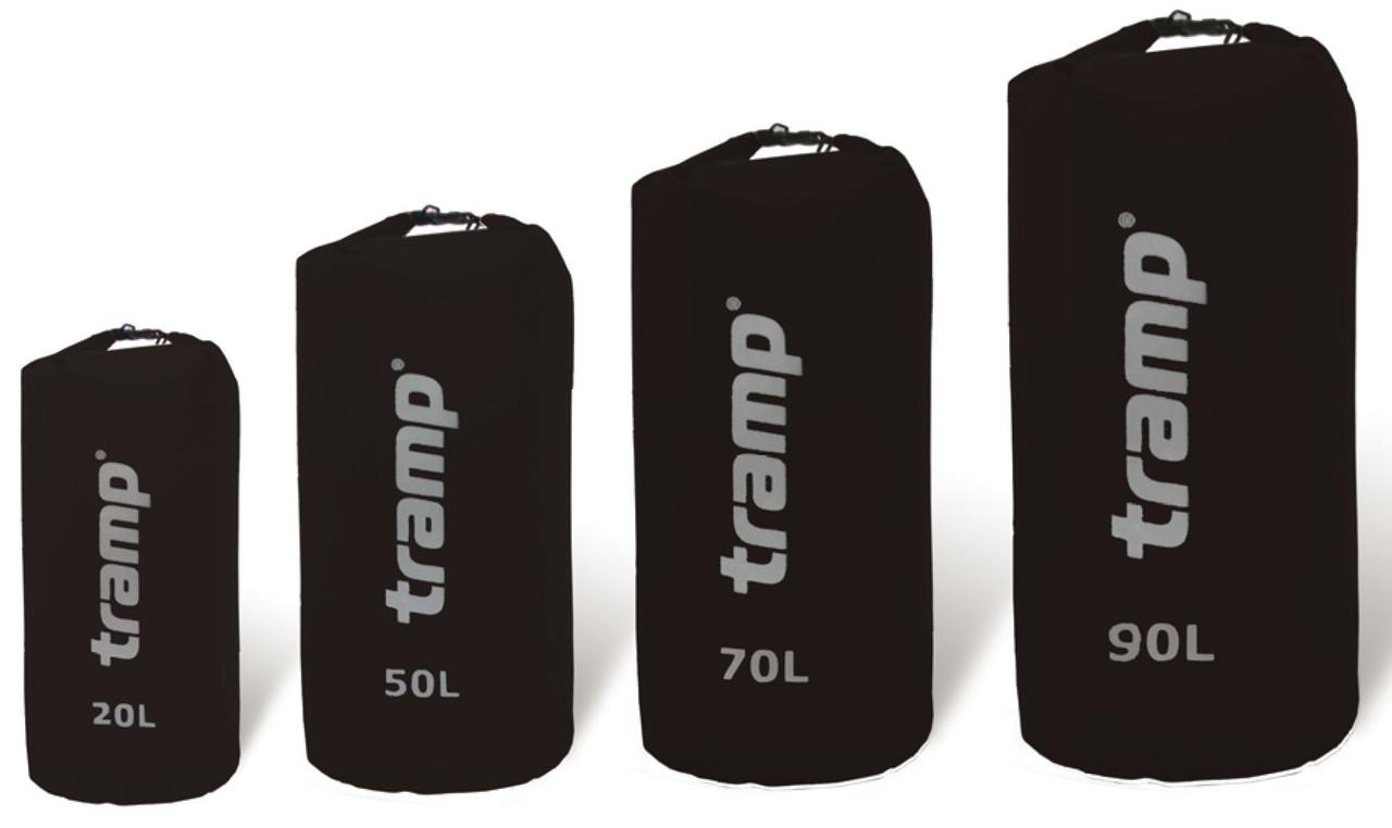 Гермомішок Tramp Nylon PVC 20, Чорний, фото 1