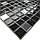 Самоклейна поліуретанова плитка чорно-біла мозаїка 305х305х1мм (D) SW-00001149, фото 2