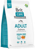 Brit Care Dog Grain-free Adult Salmon — Сухий беззерновий корм для собак малих і середніх порід 3 кг