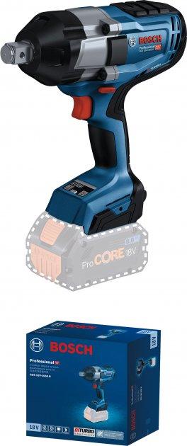 Акумуляторний ударний гайковерт Bosch Professional GDS 18 В-1050 H (без АКБ і ЗУ), фото 1