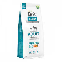 Brit Care Dog Grain-free Adult — Сухий беззерновий корм із лососем для собак малих і середніх порід 12 кг