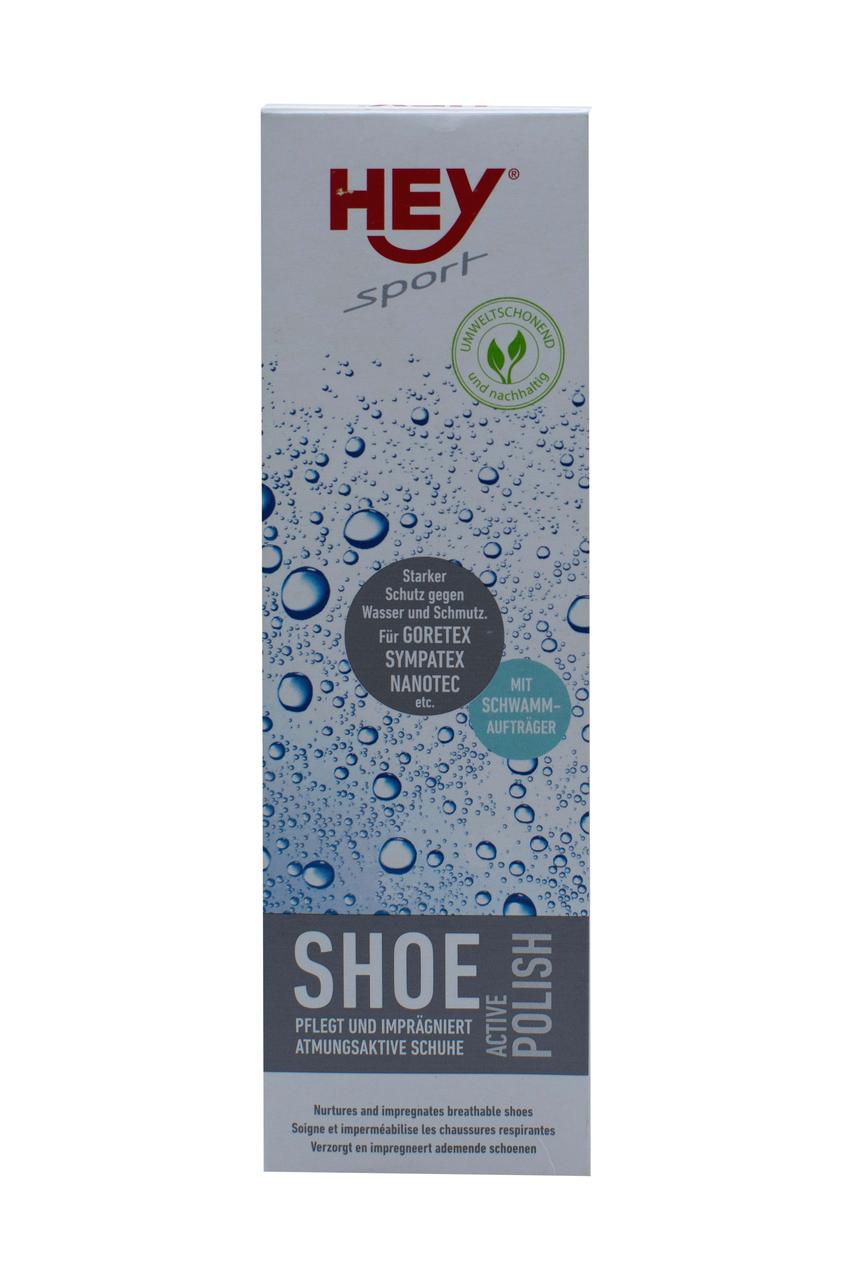 Водовідштовхуюче просочення для взуття HeySport Activ-Polish 75ml, Чорний, фото 1
