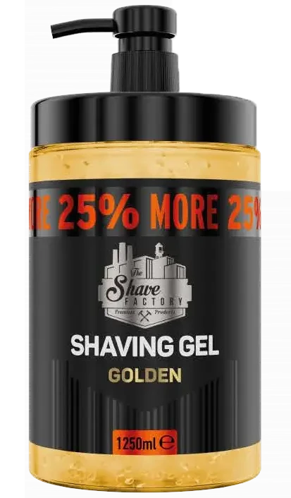 Гель для гоління The Shave Factory Shaving Gel Golden 1,25л