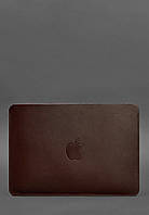 Чехол из натуральной кожи для MacBook 13 дюйм Бордовый BlankNote DT, код: 8131852