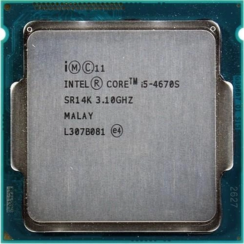 Процесор Intel Core i5-4670S 3.10 GHz / 6M / 5 GT / s (SR14K) s1150, tray