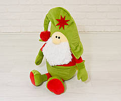 М'яка іграшка Kidsqo гномик Санта 53 см оливково-червоний (KD1773) SP, код: 2606527