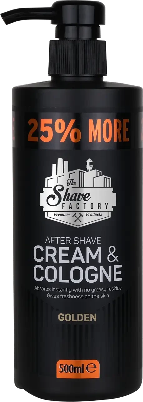 Бальзам після гоління The Shave Factory Cream&Cologne Golden 500мл