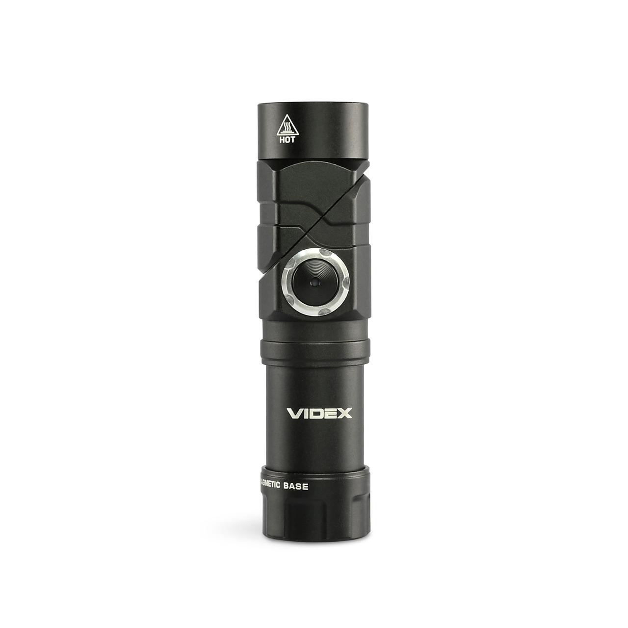 Портативный светодиодный фонарик VIDEX VLF-A244RH 600Lm 5000K - фото 2 - id-p1955401750