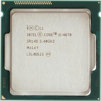 Процесор Intel Core i5-4670 3.40 GHz / 6M / 5 GT / s (SR14D) s1150, tray